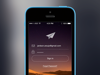 Sign In app design flat icon login onboarding product ui ux