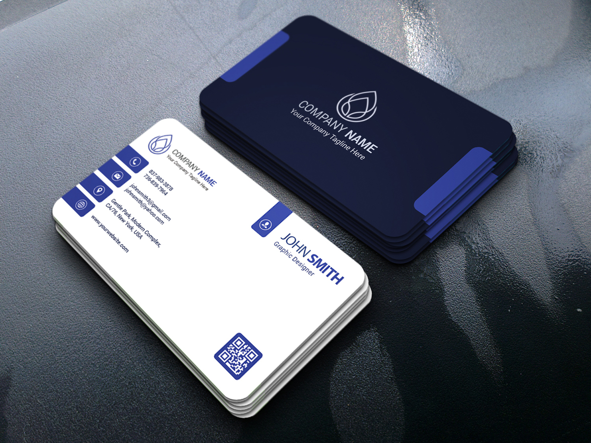 Best White Professional Business Card Template Design by Dipu Sutradhar ...