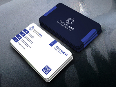 Best White Professional Business Card Template Design agency black blue business business card card clean colorful colors corporate corporate business card creative