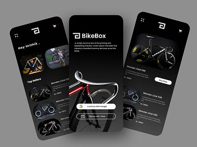 Cycle Shopping Ecommerce Mobile app