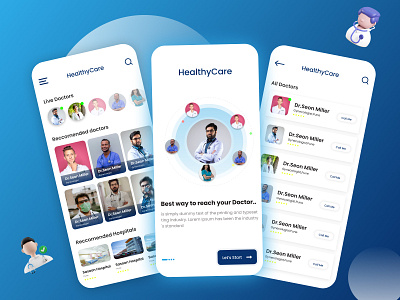 HealthCare App UI Design