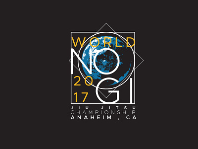 2017 World No Gi Event Tee