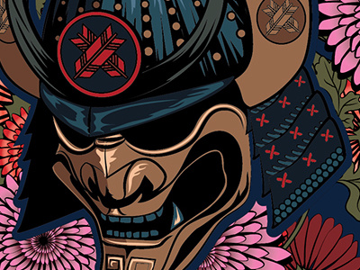 Ronin Brand - Emperor Illustration apparel bjj branding illustration jiu jitsu samurai