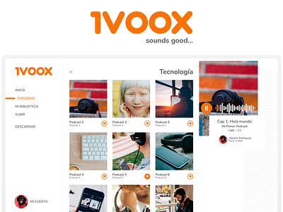 iVoox Redesign Concept