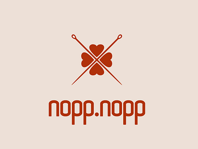 nopp.nopp logo version 4 (final) heart logo needle vector