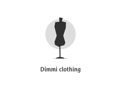Dimmi Logo clean clothing fashion logo