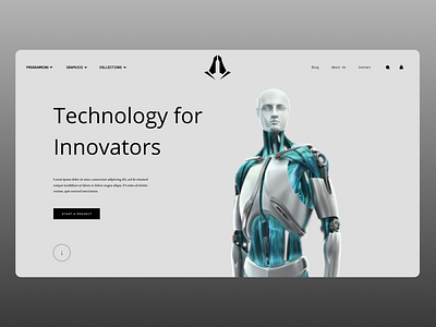 Technology web design designs new news technology typography ui uidesign uiux ux uxdesign