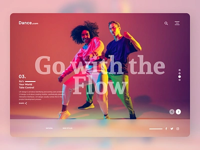 Dance Trainers art branding design designs minimal new online typography ui uiux ux