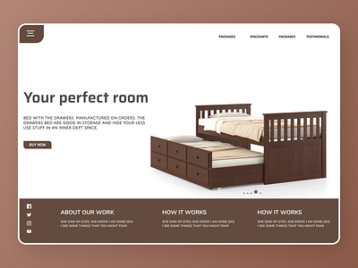 Furniture Online app design designs new online typography ui uidesign uiux ux