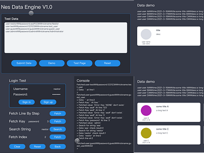 Data Engine By Nestor app design pieday playoff protopie