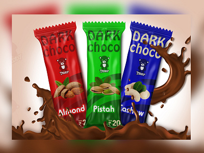 Dark Choco - Branding Design 3d animation branding chocolate design graphic design graphic designer icon illustration logo mobile app motion graphics product design ui uiux ux vector designs vector graphic