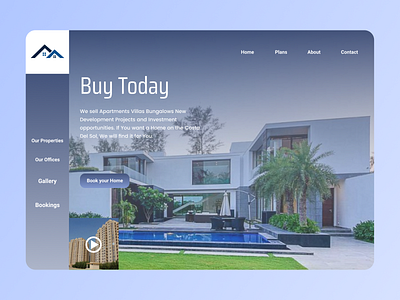 Home Booking Web Design