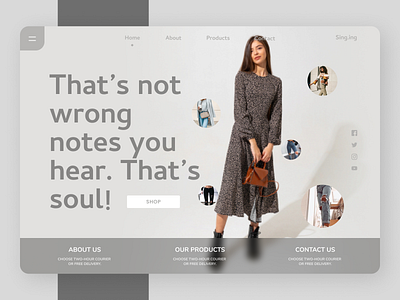 Fashion clothing branding design fashion minimal new newsletter online style trend ui ui ux uiux uiuxdesign ux web