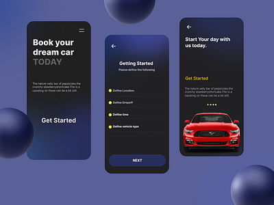 Car booking App app app design appdesign clear cleardesign design new ui uiux ux