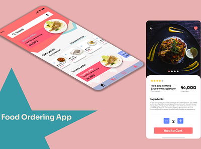 food order App design food app ui ui design