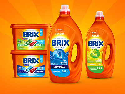 Packaging design strategy for detergents brand branding design graphic design label design packaging design