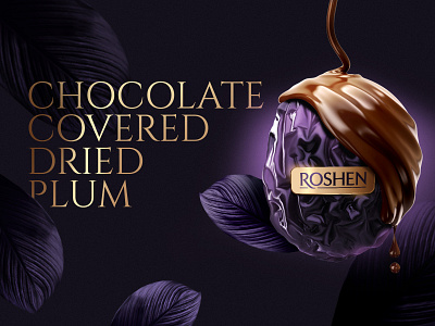 Packaging design for chocolates with prunes