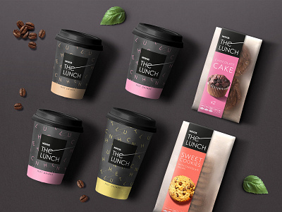 Packaging design system for food service branding design graphic design label design packaging design