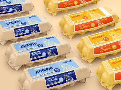 Packaging design for eggs product branding design graphic design label design packaging design