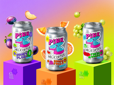 Branding and packaging for the low-alcohol drinks