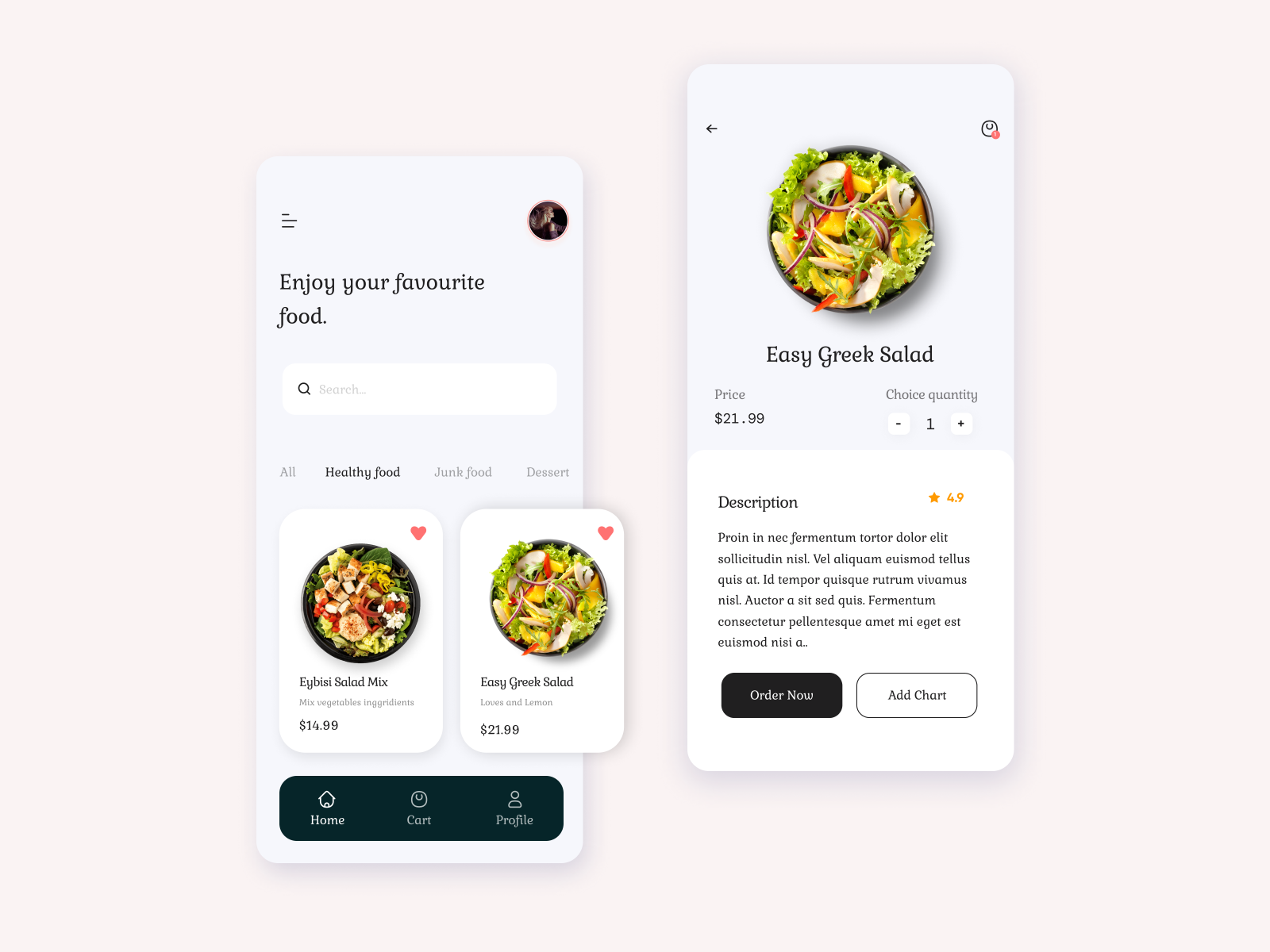 Food Delivery App by Rahiq Ahmed on Dribbble