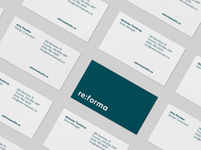 Reforma Studio – Business Cards art direction brand identity branding business card furniture graphic design identity logo logotype store typography