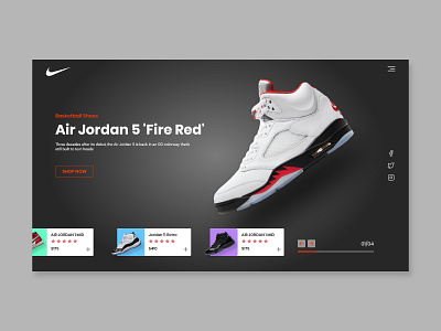 Nike Landing Page Concept