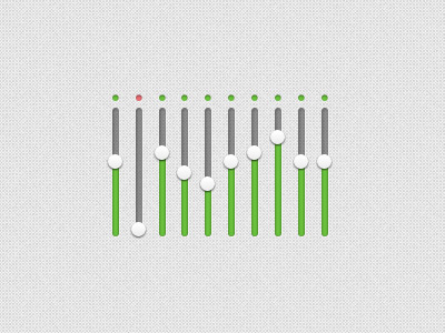 Equalizer from Impressionist UI ui ui kit psd