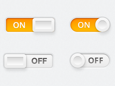 On/Off Switches and Toggles icons off on psd switches toggles ui ui kit user interface web design