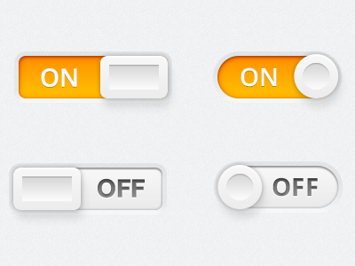 On/Off Switches and Toggles