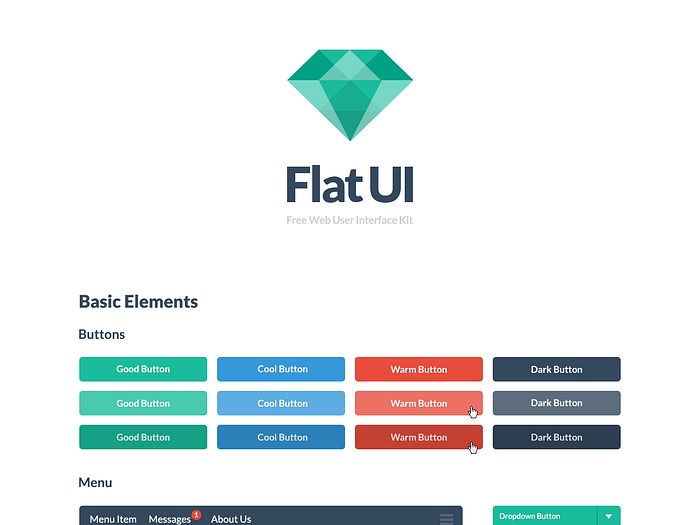 flat-ui-kit-free-psd-html-twitter-bootstrap-by-designmodo-on-dribbble