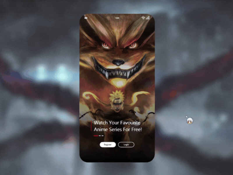 Onboarding - Daily UI 023 anime app appdesign autoanimate dailyui dailyui023 design drag gif graphic design onboarding ui uiux user ux