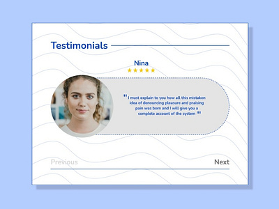 Testimonials - Daily UI 039