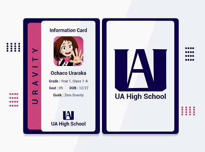 Info Card - Daily UI 045 anime card dailyui dailyui045 design graphic design illustration infocard informationcard ui uiux ux