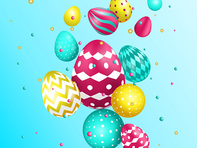 Easter animation design graphic design icon vector web