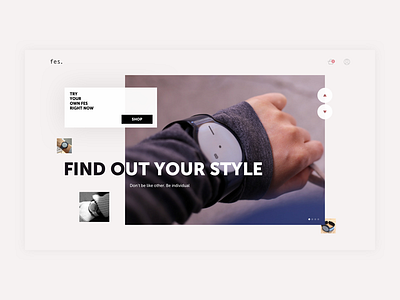 FES design desktop interface product ui web