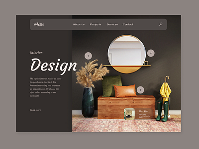 Daily-UI-24 024 about daily dashboard designing display home interior ui