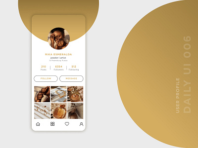 Daily UI #006 | User Profile