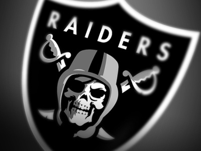 Oakland Raiders logo football nfl oakland raiders