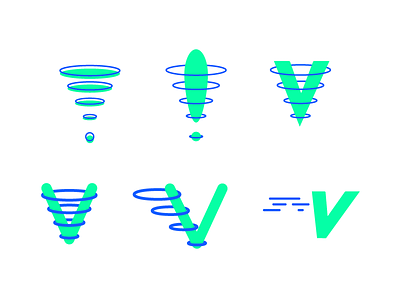 Verve! branding exclamation neon rings verve