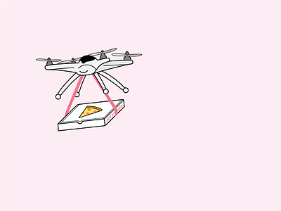 Pizza Drone
