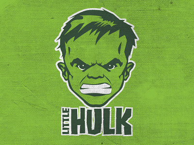 Hulk Dribbble baby green hulk illustration thick lines vectors