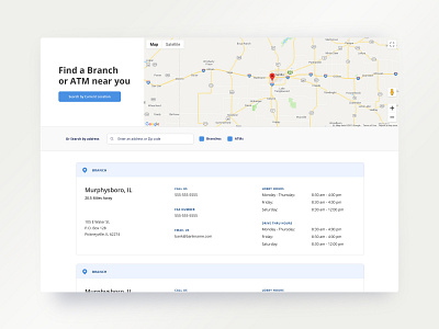 Location finder Mockup