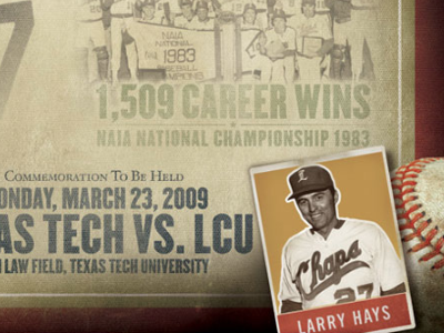 Larry Hay Poster baseball poster