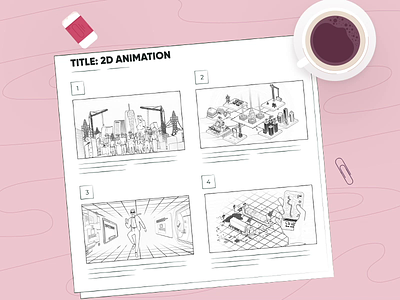 2D Animation 2d 3d agency animation black studio blender creatvity design digital art film graphics illustration motion production render