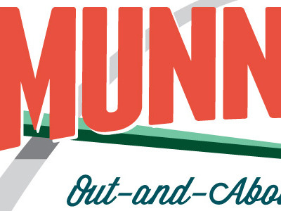 Munn branding logo retro