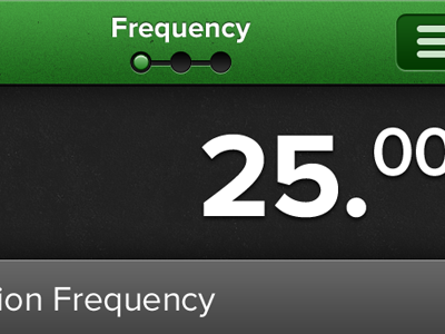Frequency green ios iphone mobile multi step ui virtual terminal