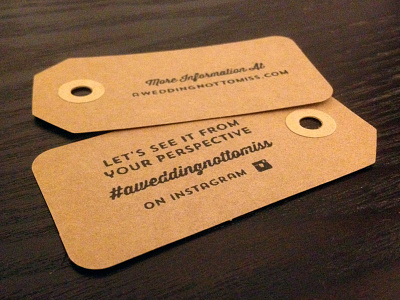 Invite Tags invitations kraft stamp tag wedding