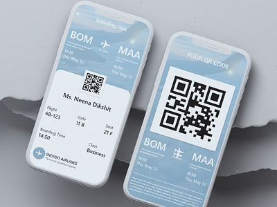 UI Design- Boarding Pass adobexd boarding pass dailyui dailyuichallenge graphic design ui