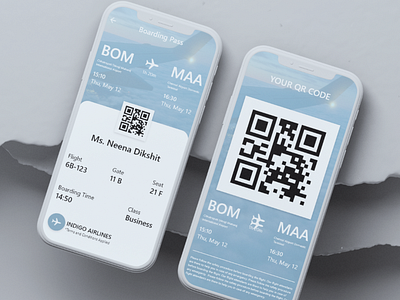 UI Design- Boarding Pass